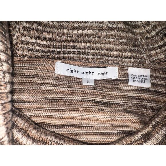Eight Eight Eight Turtle Neck Sweater Dress Small 100% Cotton - Picture 8 of 8